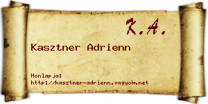 Kasztner Adrienn névjegykártya